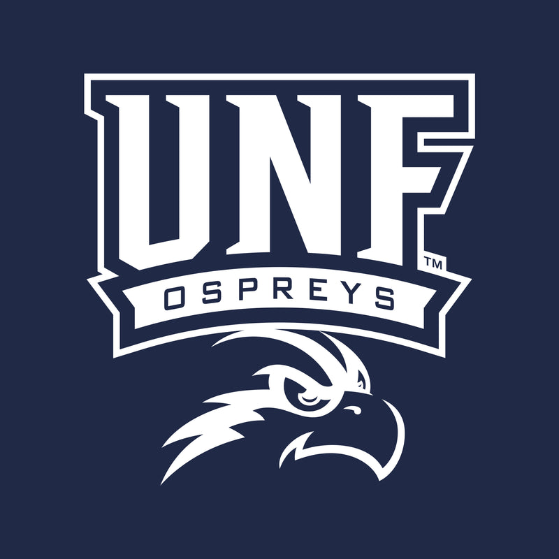University of North Florida Ospreys Arch Logo Youth Short Sleeve T Shirt - Navy