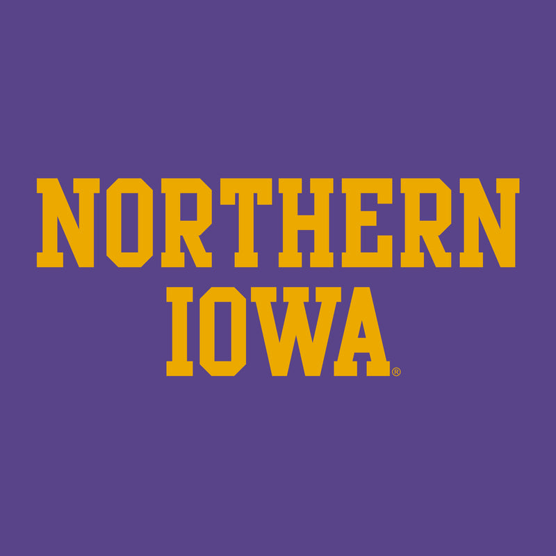 University of Northern Iowa Panthers Basic Block Hoodie - Purple