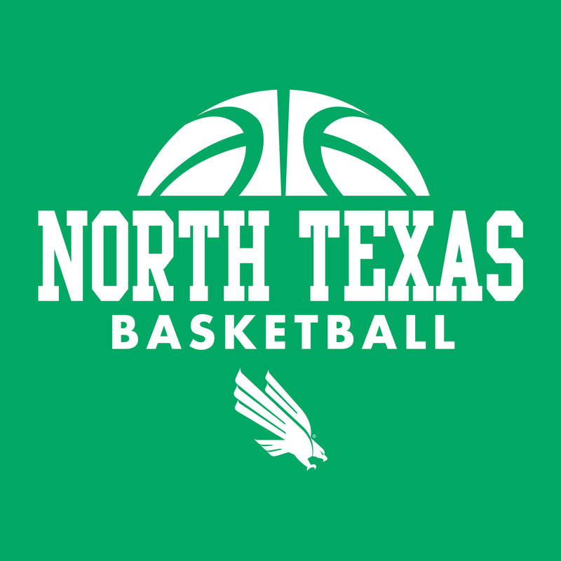 University of North Texas Mean Green Basketball Hype Cotton T-Shirt - Irish Green