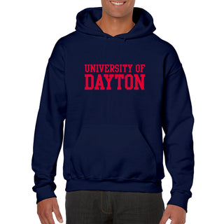 University of Dayton Flyers Basic Block Heavy Blend Hoodie - Navy