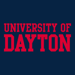 University of Dayton Flyers Basic Block Tank Top - Navy