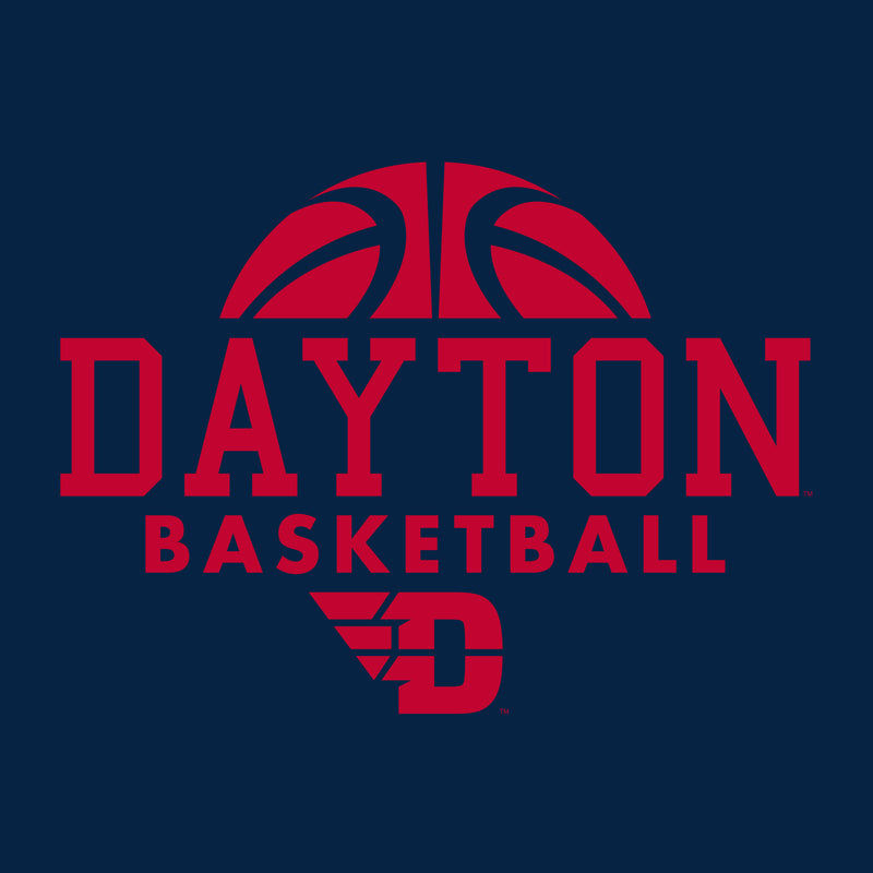 University of Dayton Flyers Basketball Hype Short Sleeve T Shirt - Navy
