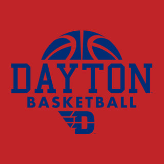 University of Dayton Flyers Basketball Hype Short Sleeve T Shirt - Red