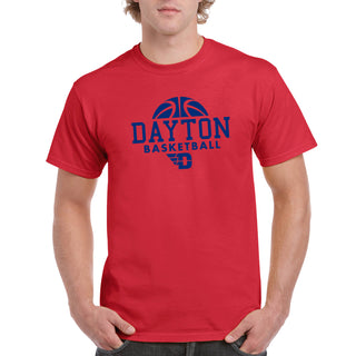 University of Dayton Flyers Basketball Hype Short Sleeve T Shirt - Red