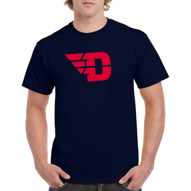 University of Dayton Flyers Primary Logo Short Sleeve T Shirt - Navy