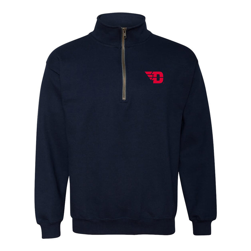 University of Dayton Flyers Primary Logo 1/4 Zip Sweatshirt - Navy