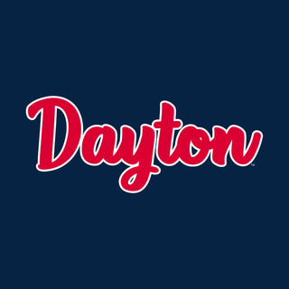 University of Dayton Flyers Basic Script Heavy Blend Hoodie - Navy