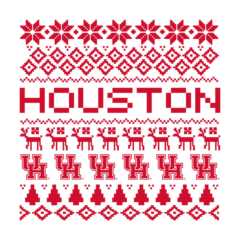 Houston Holiday Sweater Crewneck - White