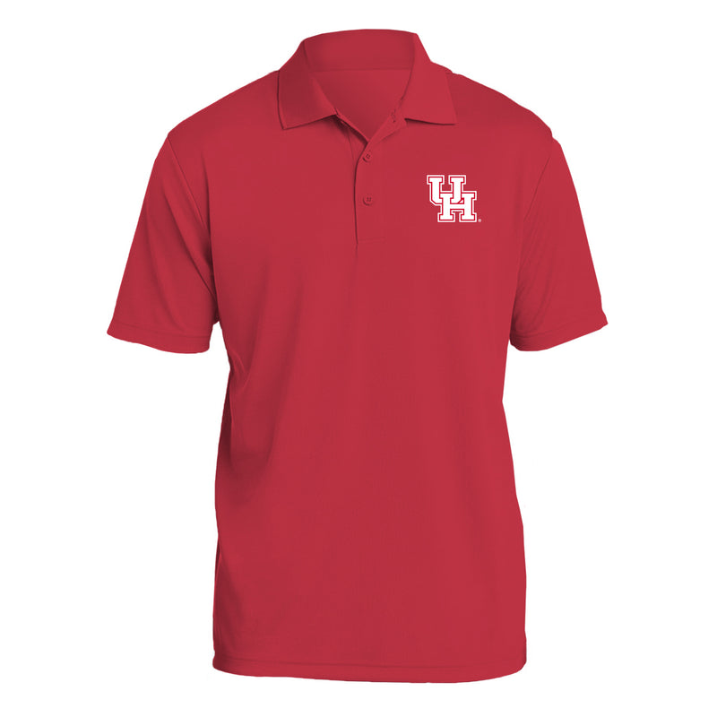 Houston Cougars Primary Logo Left Chest Polo - True Red
