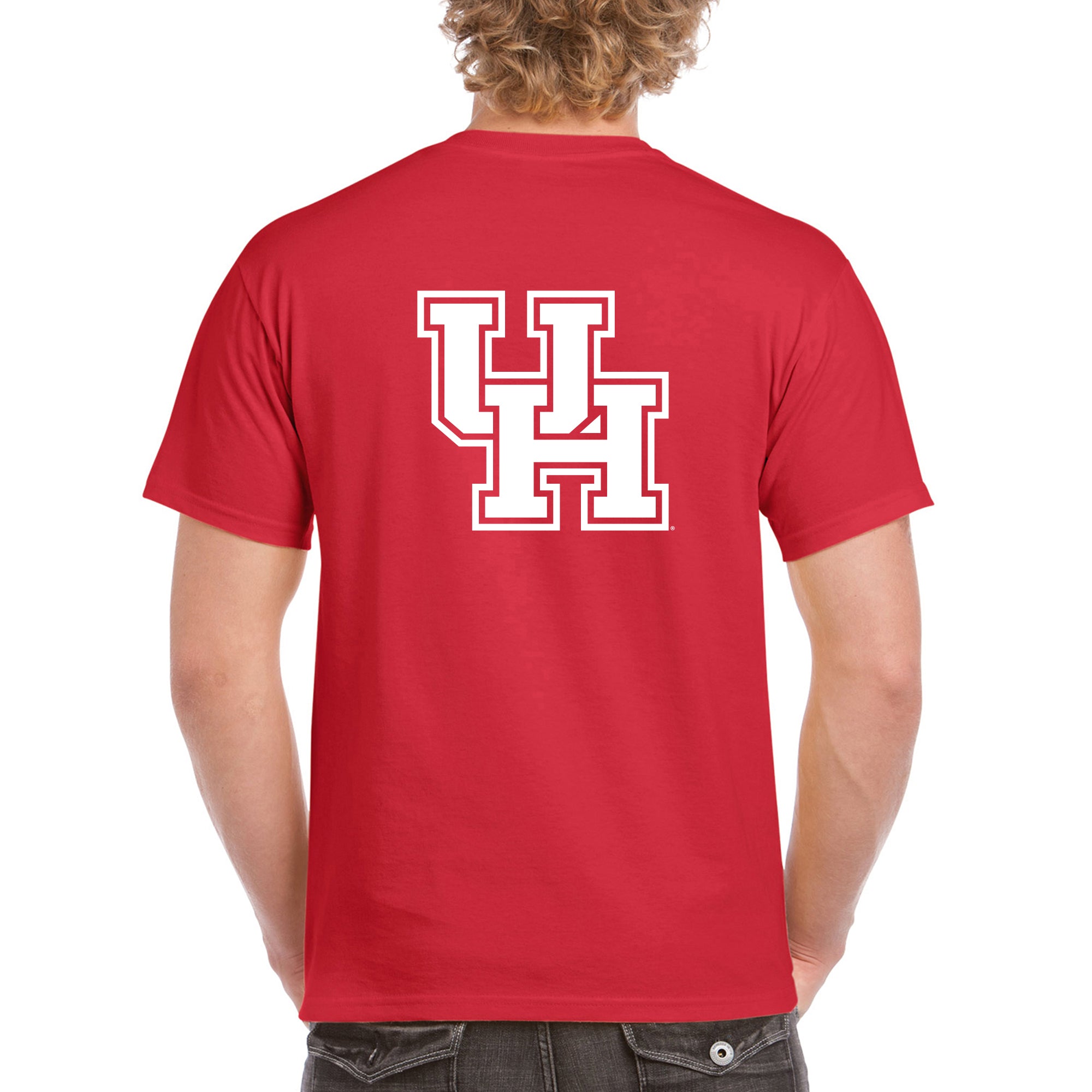 University Of Houston Cougars Officially Licensed Distressed Retro Logo T-Shirt - Fan Game Day Spirit Tee