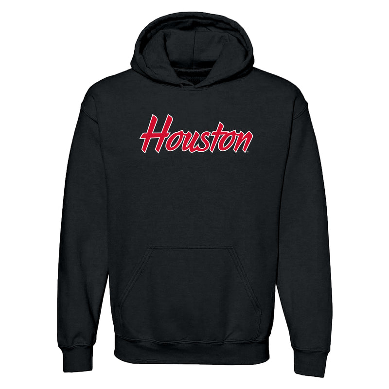 Houston Cougars Basic Script Hoodie - Black
