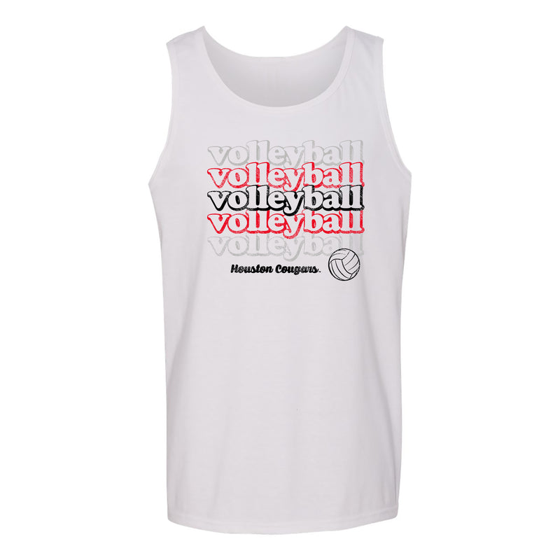 Houston Cougars Volleyball Repeat Tank Top - White