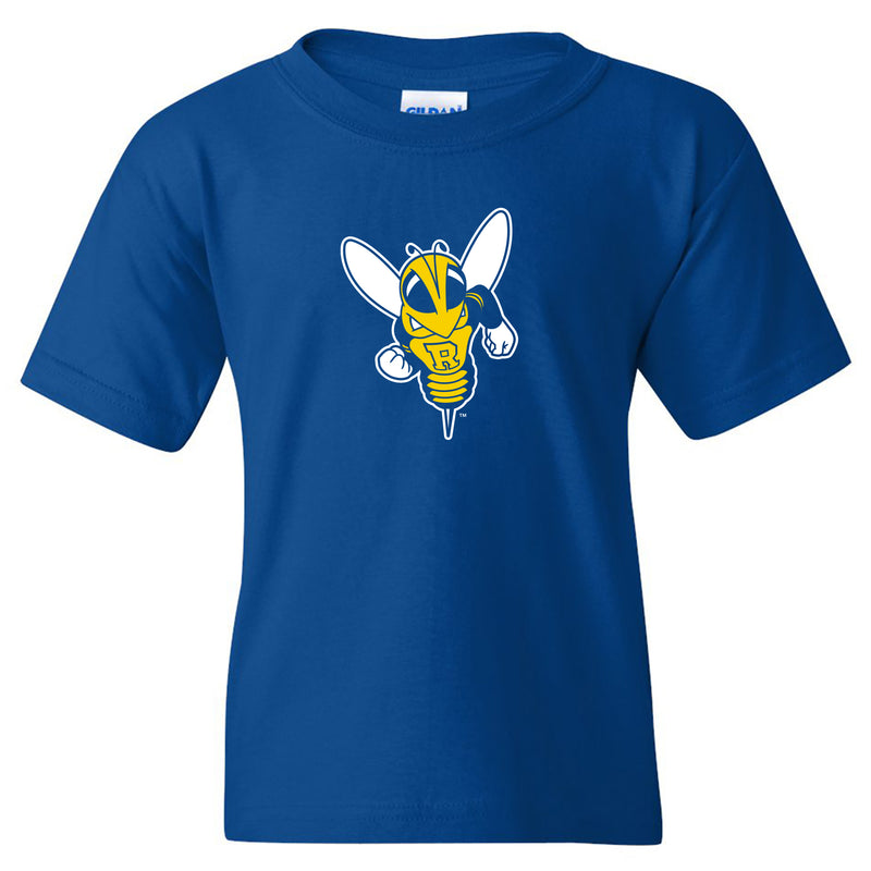 University of Rochester Yellowjackets Primary Logo Youth Short Sleeve T Shirt - Royal