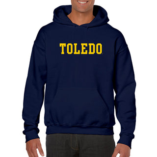 University of Toledo Rockets Basic Block Heavy Blend Hoodie - Navy