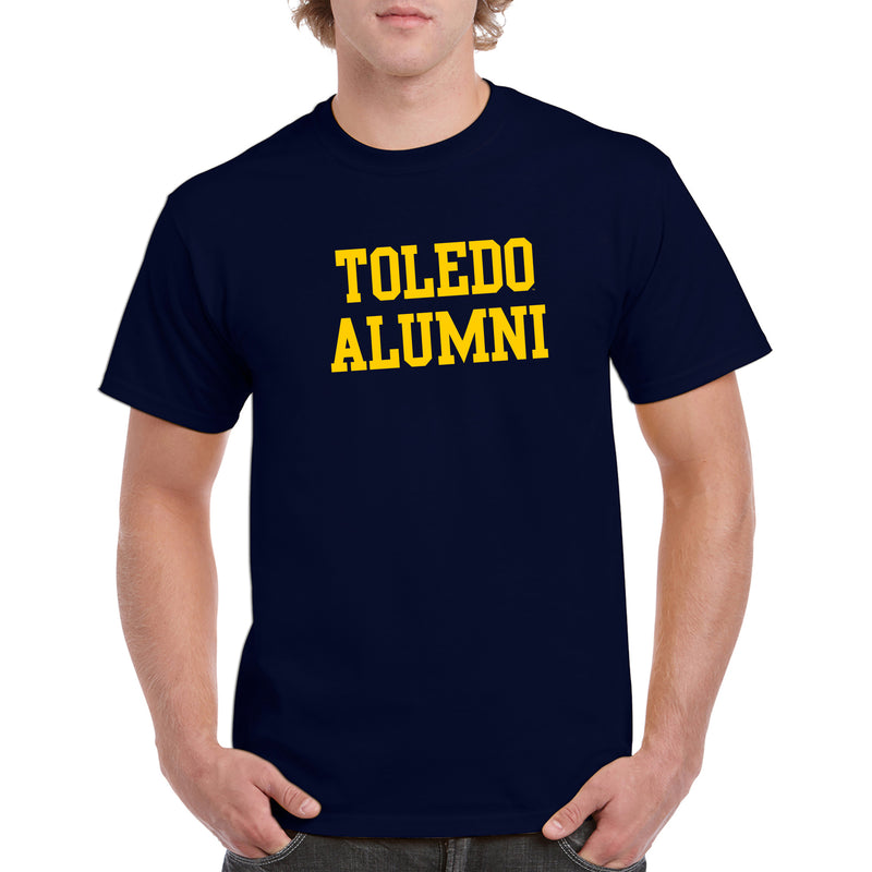 University of Toledo Rockets Alumni Block Short Sleeve T Shirt - Navy