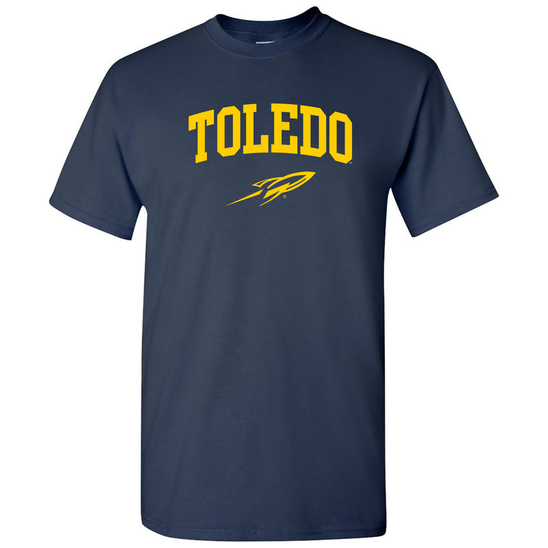University of Toledo Rockets Arch Logo Short Sleeve T-Shirt - Navy