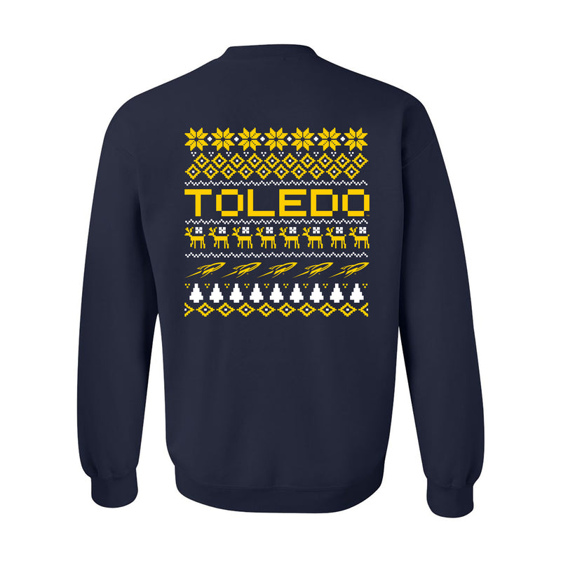 Toledo Holiday Sweater Crewneck - Navy