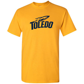 University of Toledo Rockets Primary Logo Short Sleeve Tee - Gold