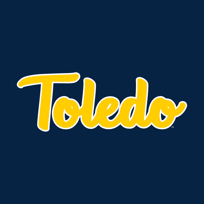 University of Toledo Rockets Basic Script Heavy Blend Hoodie - Navy