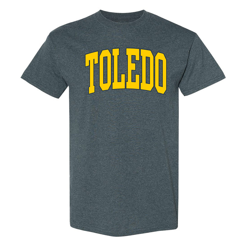 Toledo Rockets Mega Arch T-Shirt - Dark Heather
