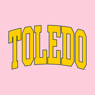 Toledo Rockets Mega Arch T-Shirt - Light Pink