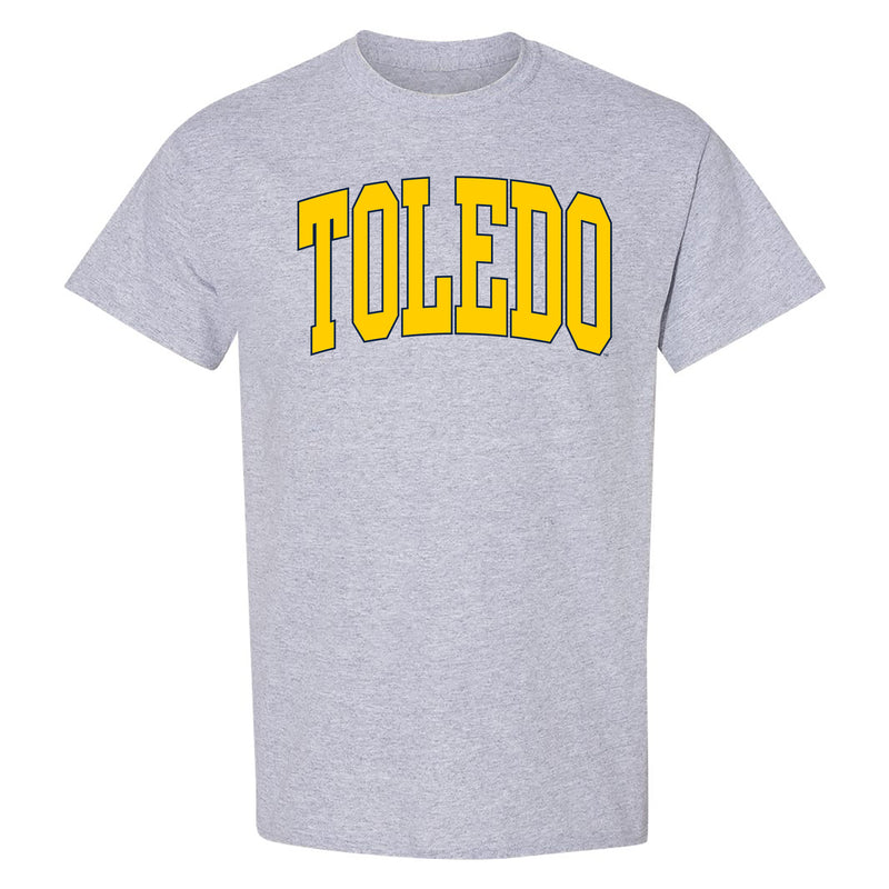 Toledo Rockets Mega Arch T-Shirt - Sport Grey