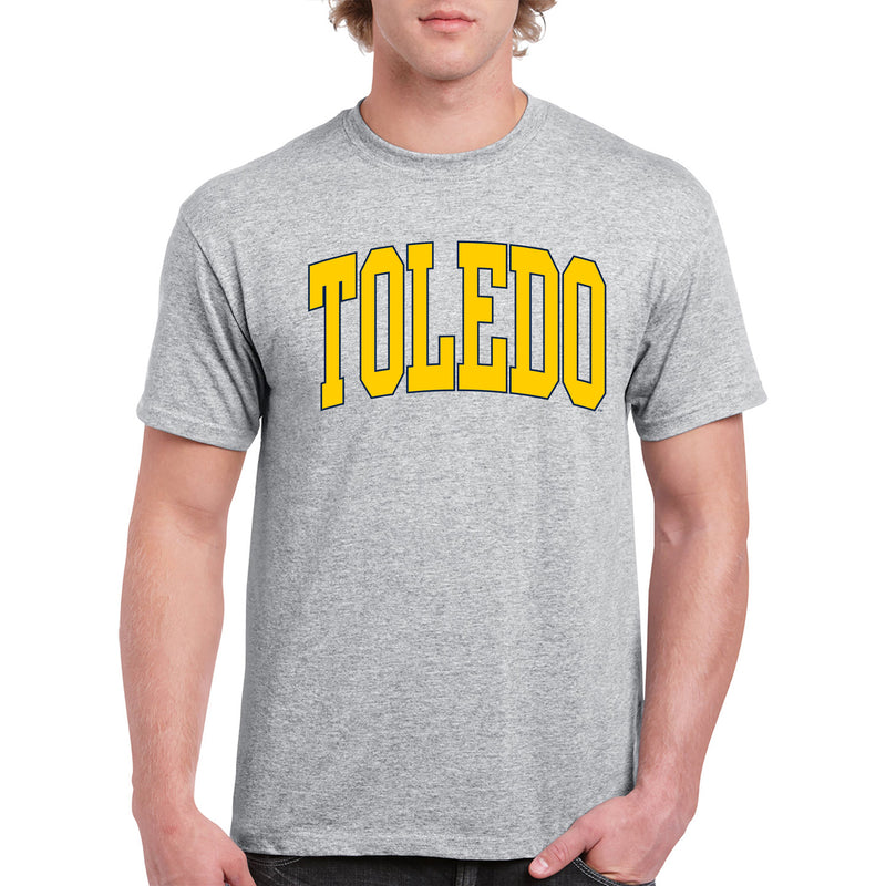 Toledo Rockets Mega Arch T-Shirt - Sport Grey