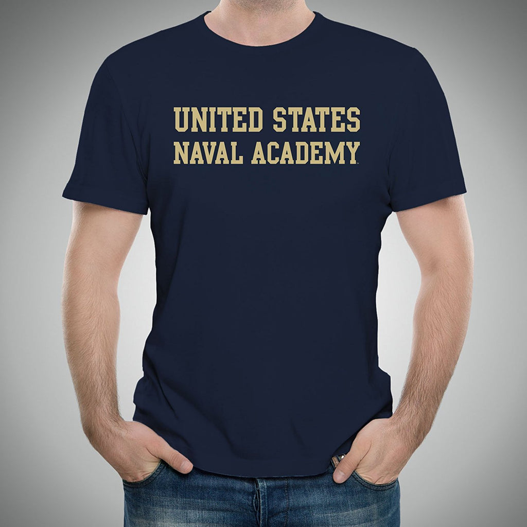 United States Naval Academy Midshipmen Basic Block Short Sleeve T-Shirt -  Navy