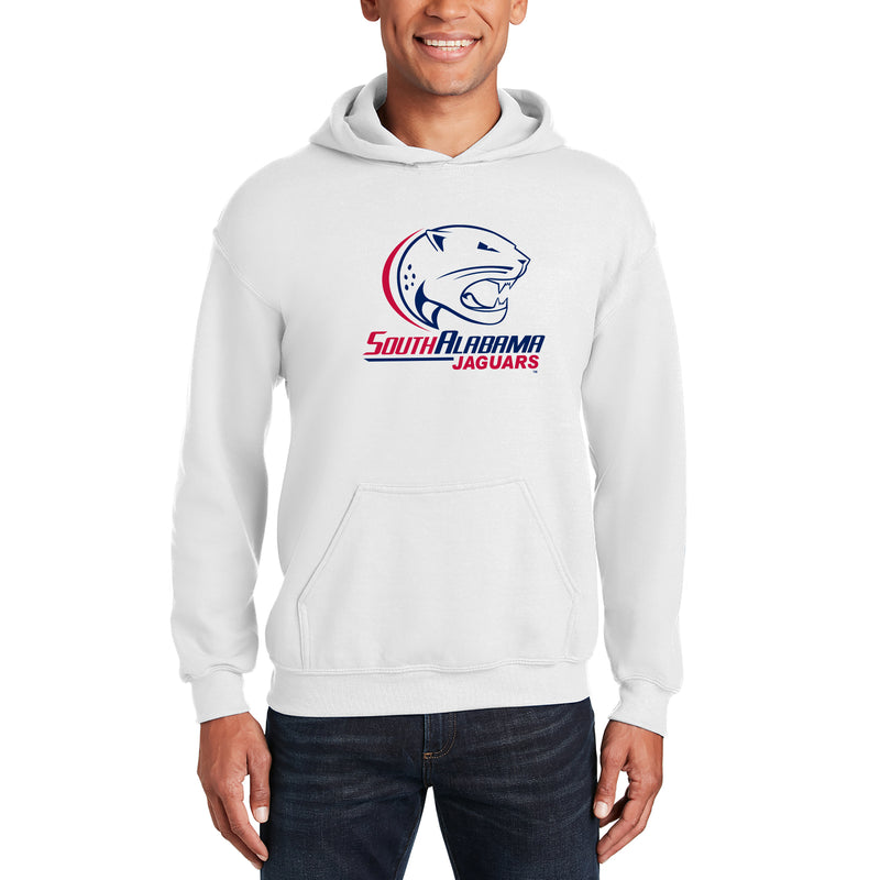 South Alabama Jaguars Primary Logo Hoodie - White