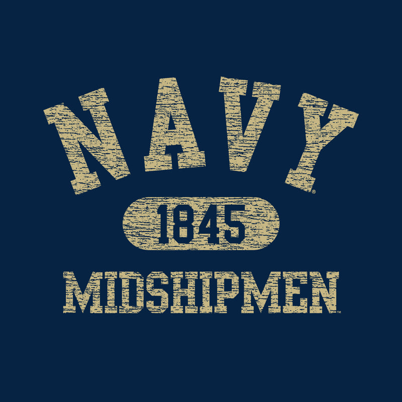United States Naval Academy Midshipmen Athletic Arch Heavy Blend Hoodie - Navy