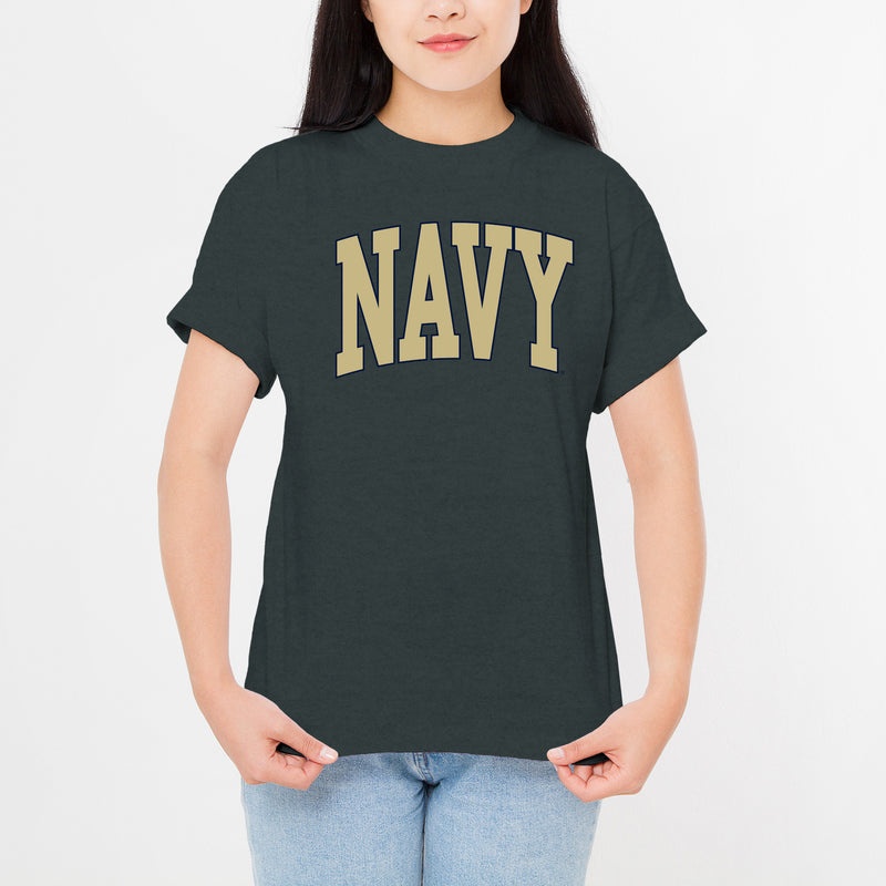 US Naval Academy Midshipmen Mega Arch T-Shirt - Dark Heather