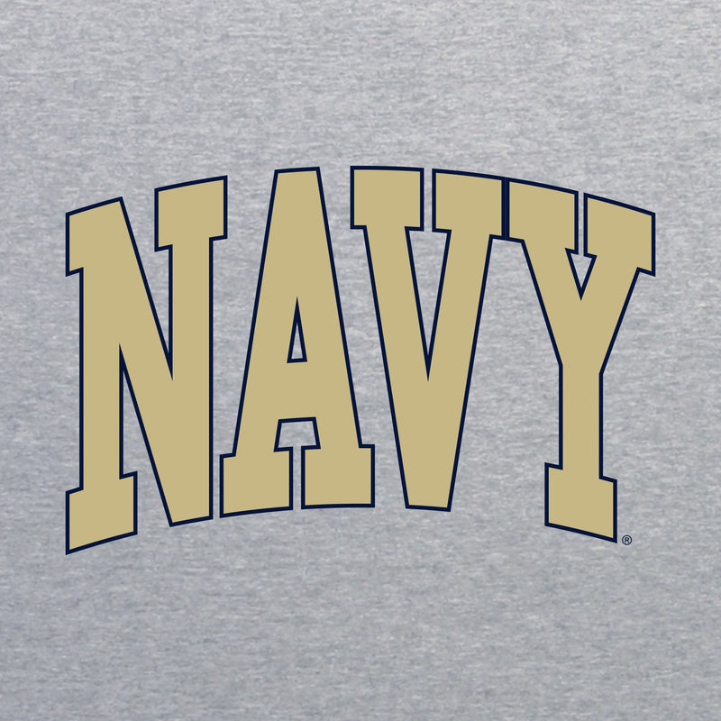 US Naval Academy Midshipmen Mega Arch T-Shirt - Sport Grey