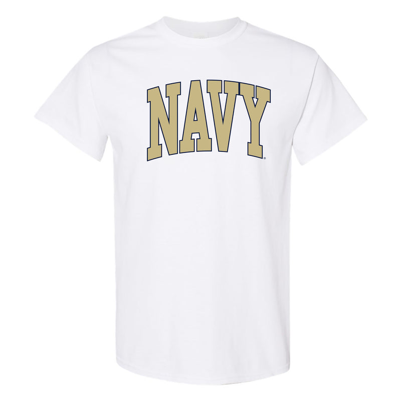 US Naval Academy Midshipmen Mega Arch T-Shirt - White