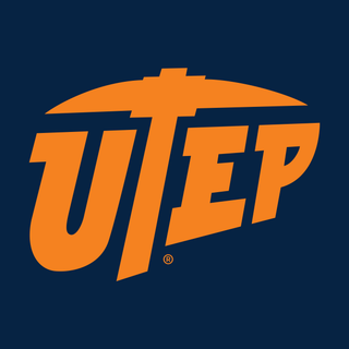 University of Texas at El Paso Miners Primary Logo Long Sleeve T Shirt - Navy