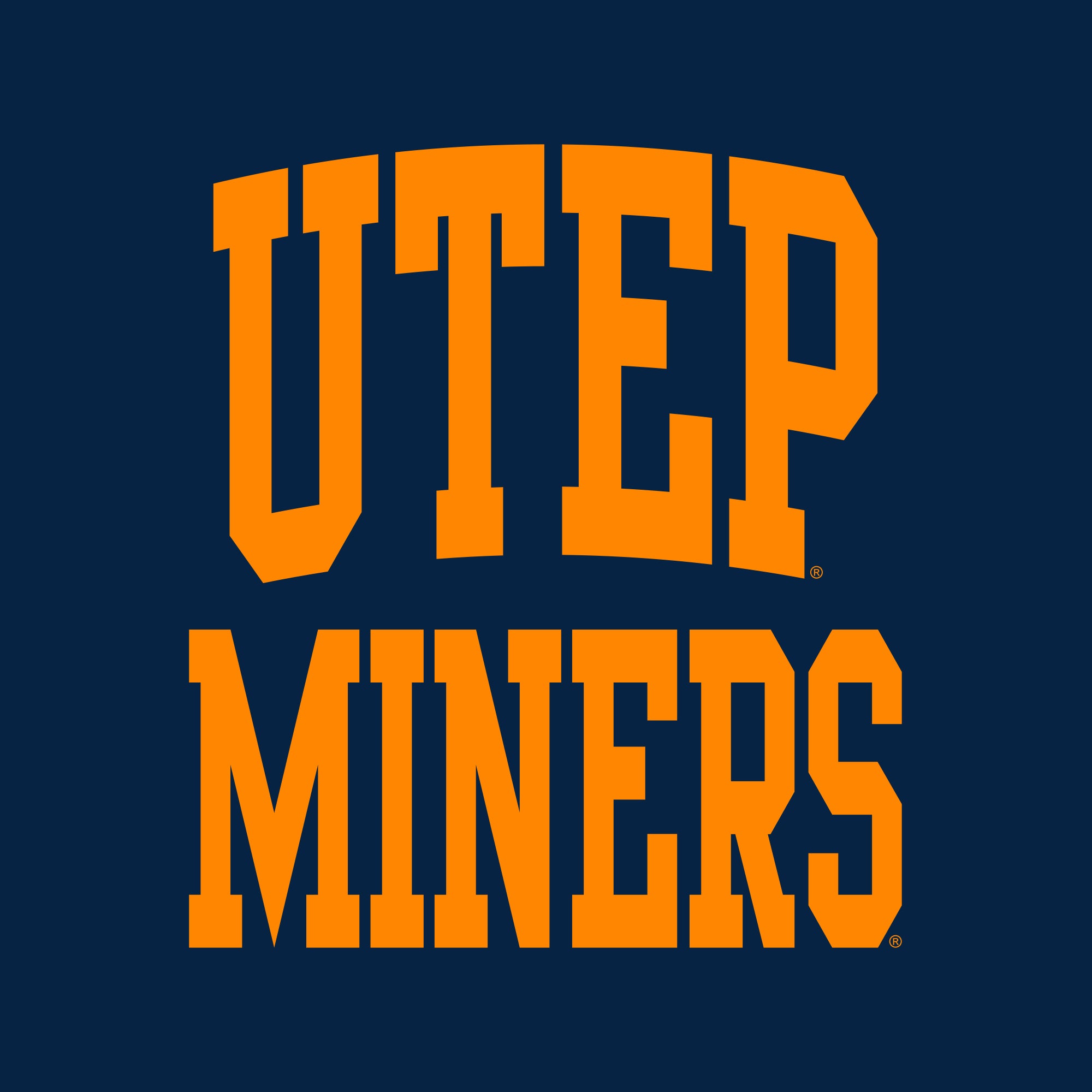 UGP UTEP Miners Women's T-Shirt - Navy, Large, Primary Logo, Officially Licensed