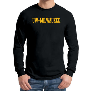 Wisconsin-Milwaukee Panthers Basic Block Long Sleeve T Shirt - Black