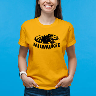 Wisconsin-Milwaukee Panthers Primary Logo T Shirt - Gold