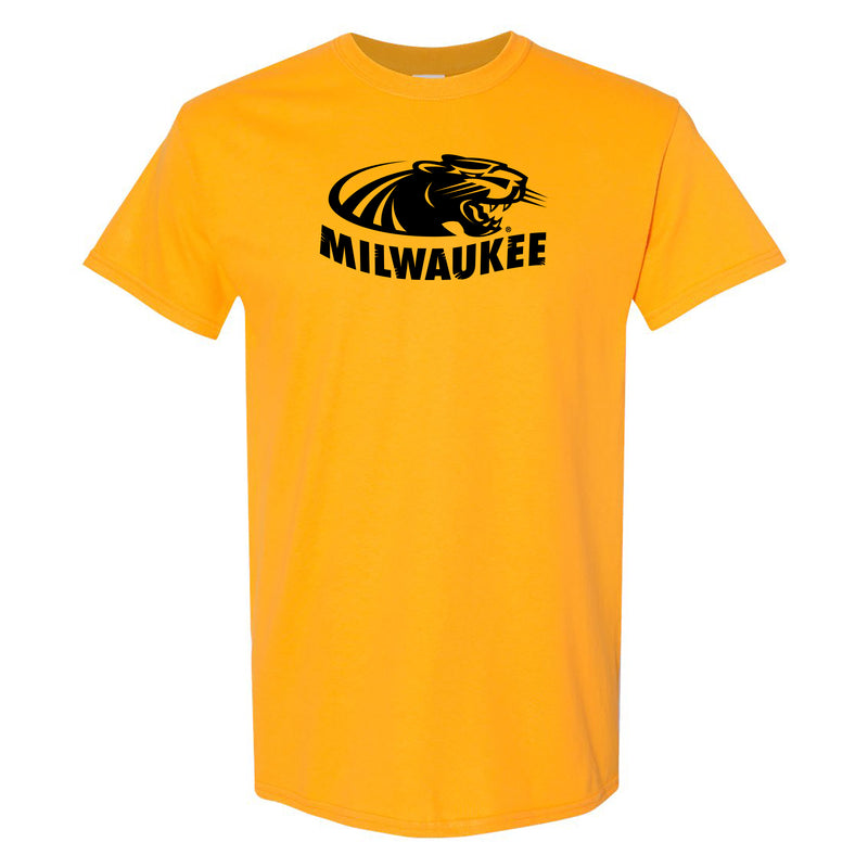 Wisconsin-Milwaukee Panthers Primary Logo T Shirt - Gold