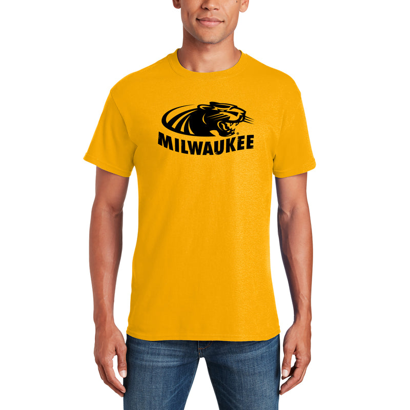 Wisconsin-Milwaukee Panthers Primary Logo T Shirt - Gold