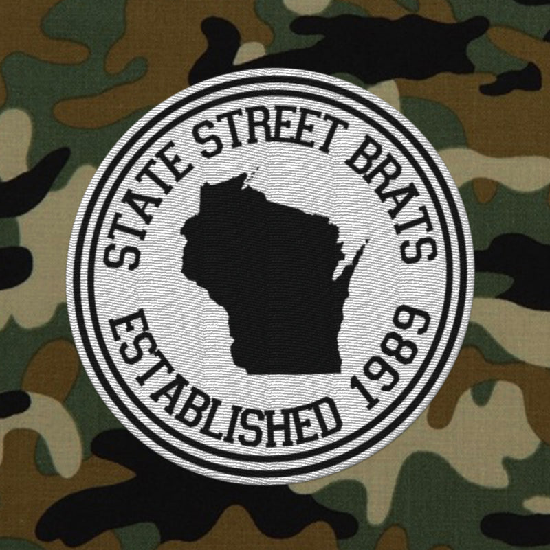 State Street Brats Circle Logo Classic Cap - Green Camo