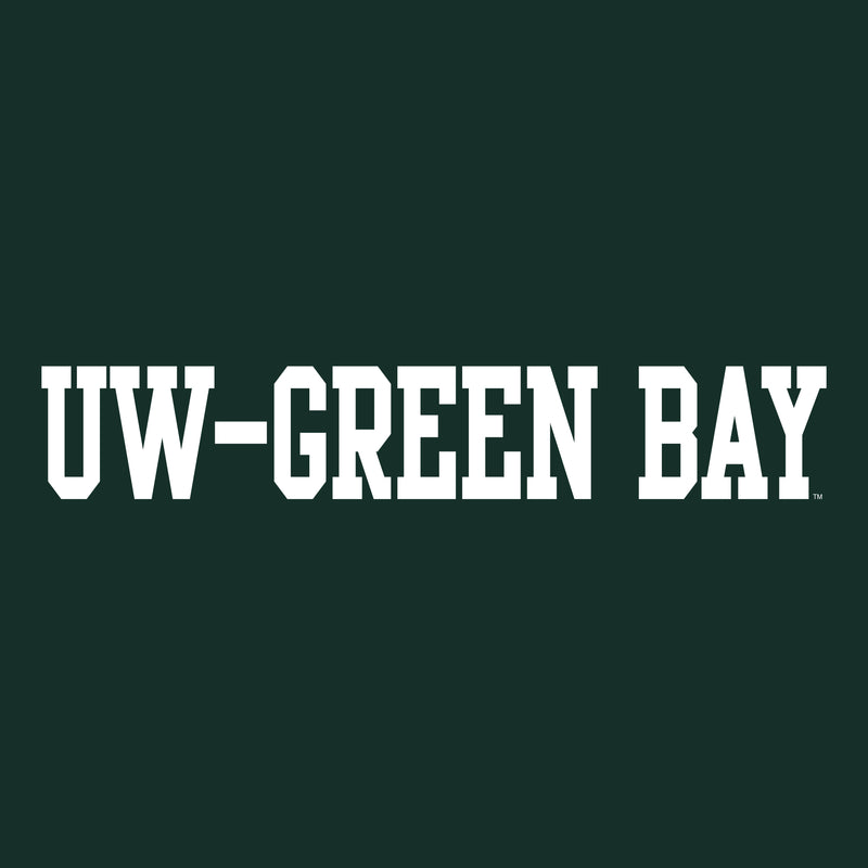 UW-Green Bay Basic Block Long Sleeve - Forest