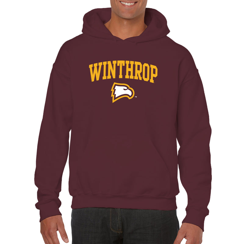Winthrop University Eagles Arch Logo Hoodie - Maroon