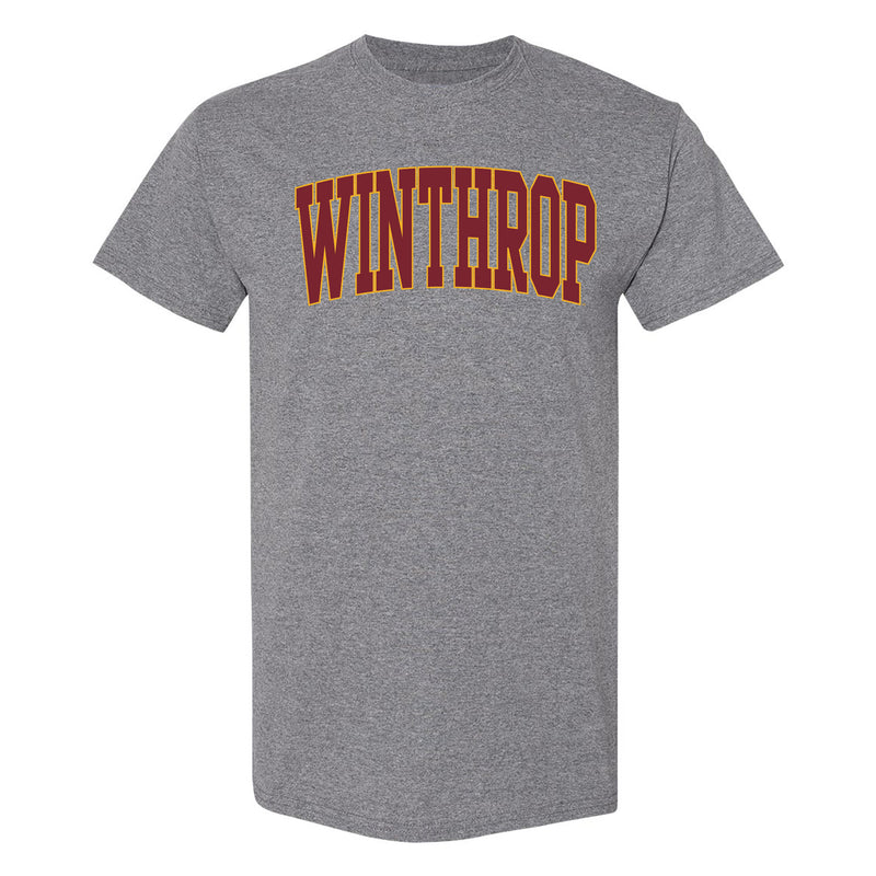 Winthrop Eagles Mega Arch T-Shirt - Graphite Heather