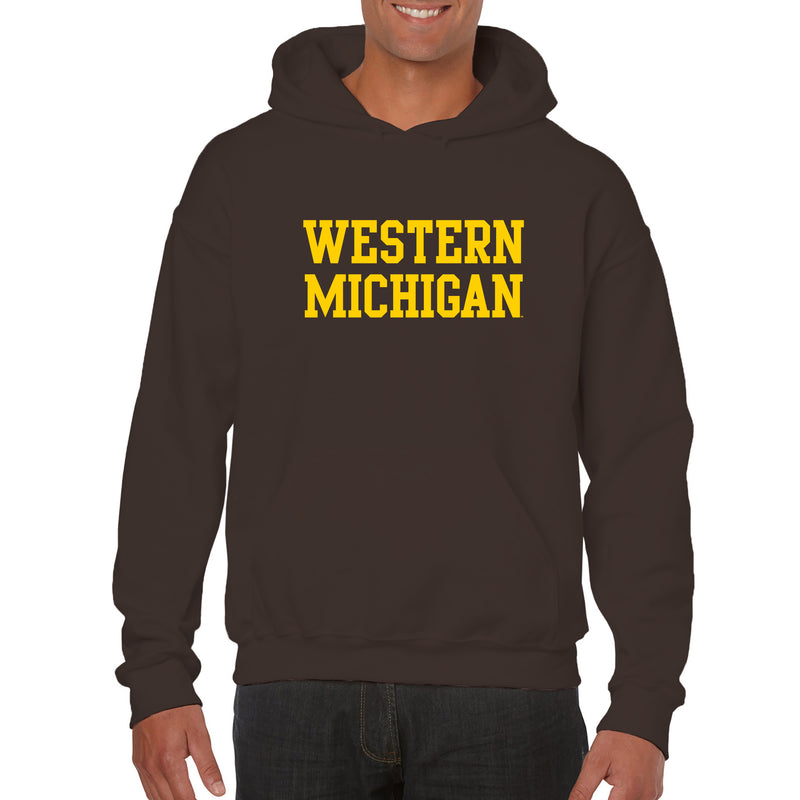 Western Michigan Basic Hood - Dark Chocolate