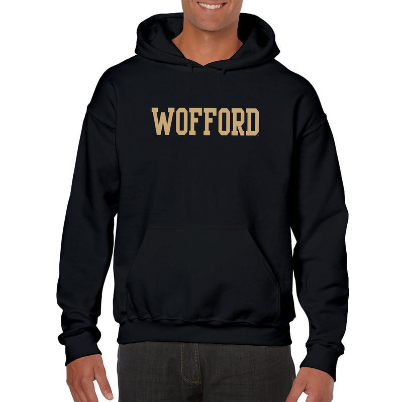 Wofford College Terriers Basic Block Hoodie - Black