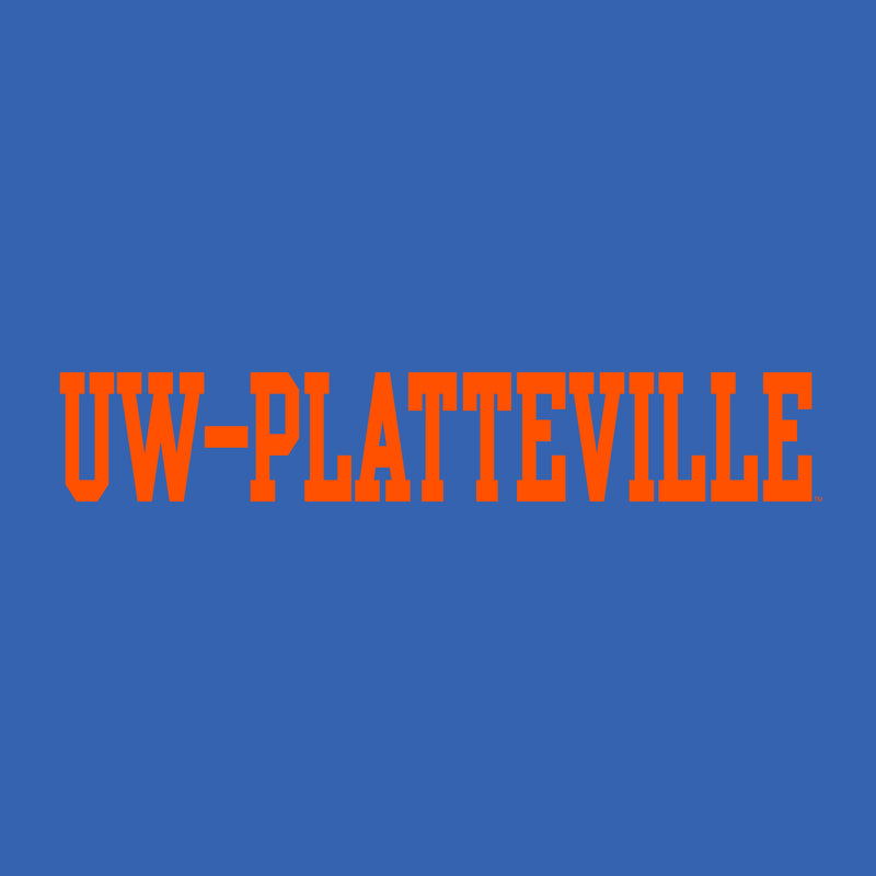 UW-Platteville Basic Block Hoodie - Royal