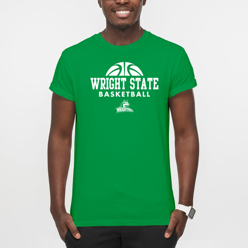 Wright State Raiders Basketball Hype Short Sleeve T Shirt - Irish Green