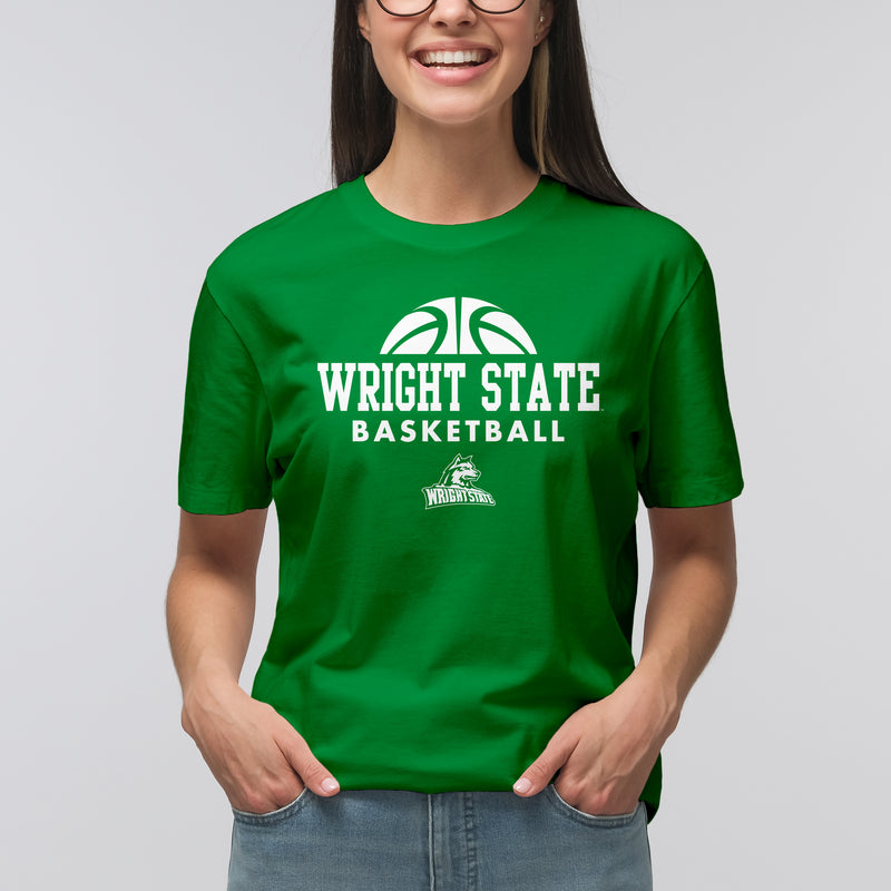 Wright State Raiders Basketball Hype Short Sleeve T Shirt - Irish Green