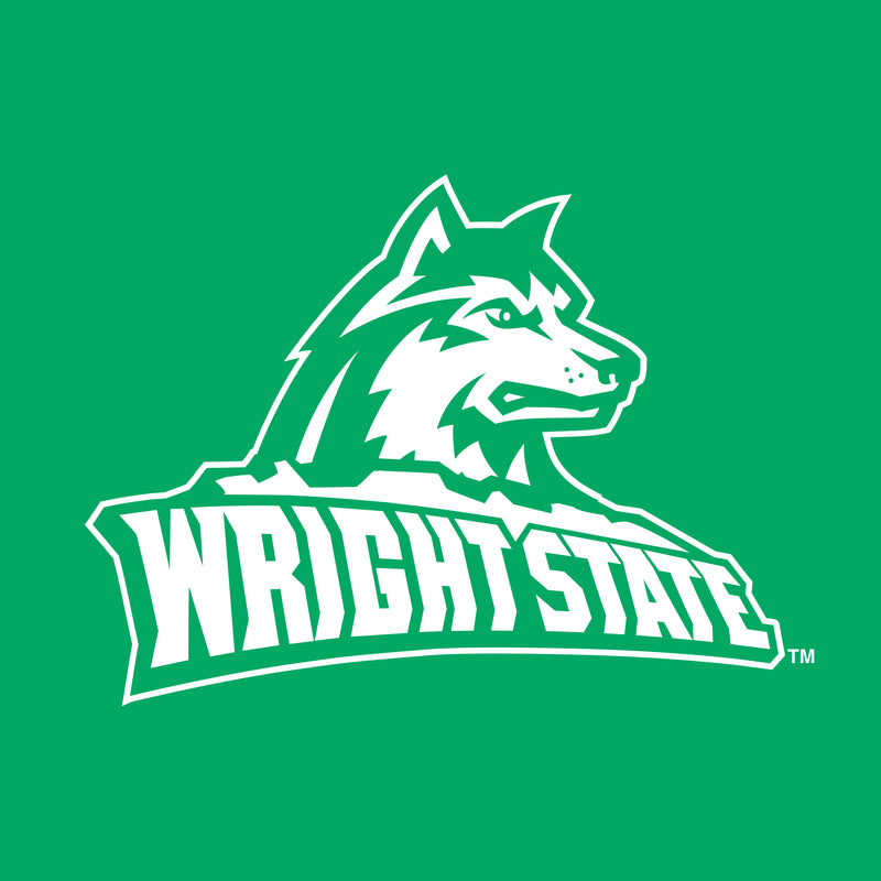 Wright State University Raiders Primary Logo Hoodie - Irish Green
