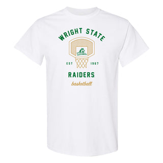 Wright State Raiders Basketball Net T Shirt - White